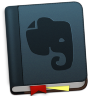 Evernote Blue Bookmark Icon 96x96 png
